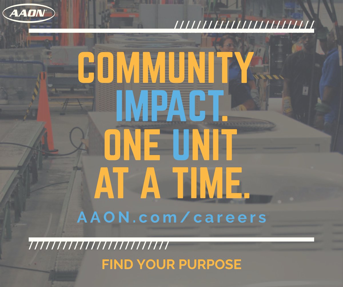 LongviewTxEDC's tweet photo. AAON is HIRING. If you are looking for a job, visit https://t.co/bg6R8iZUPw https://t.co/vvpKVS3EQK