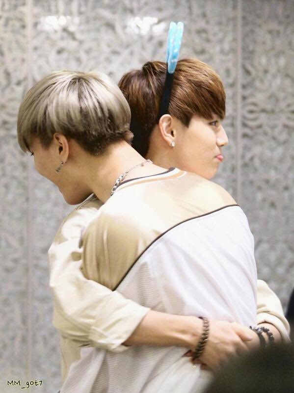 mark and yugyeom hugging A LOT: a thread #GOT7  @GOT7Official  #갓세븐