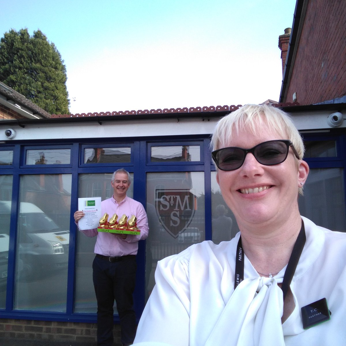 BrandExHighWyc's tweet photo. Delighted to have brought some gifts from the @waitrose #EasterBunny to children at St Mary's and Cygnets nurseries in #HenleyonThames today! #wearepartners @johnlewisandpartners https://t.co/qixtetWveK