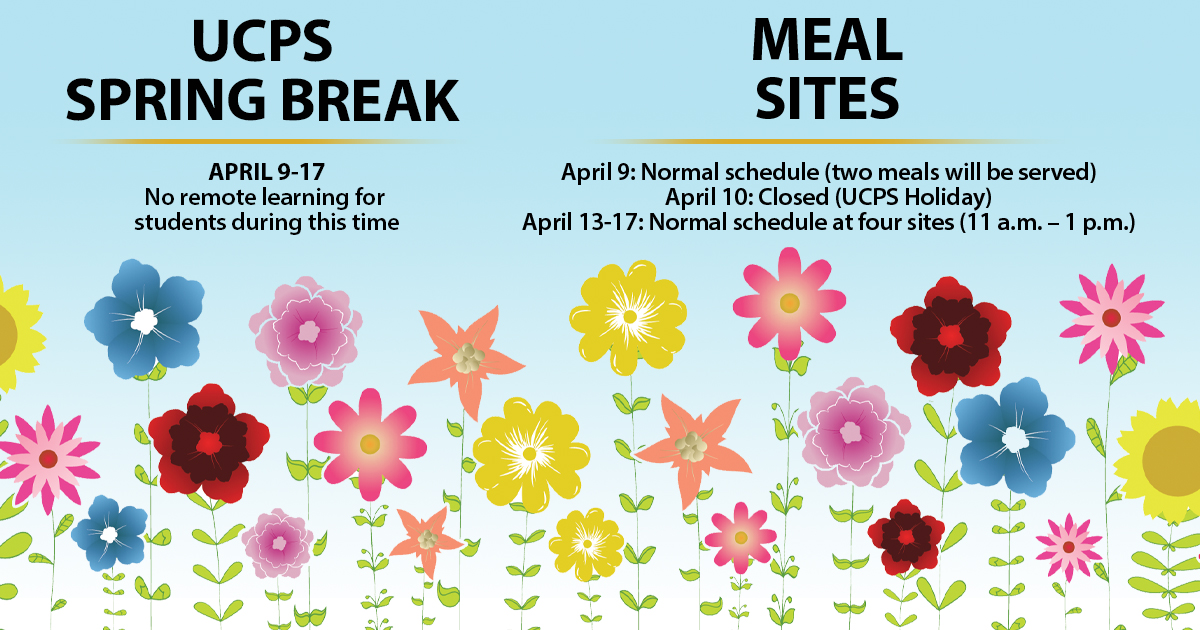 Enjoy your Spring Break, Mavericks! Stay safe and healthy! <a href="/AGHoulihan/">Andrew G. Houlihan</a> #UCPSNC