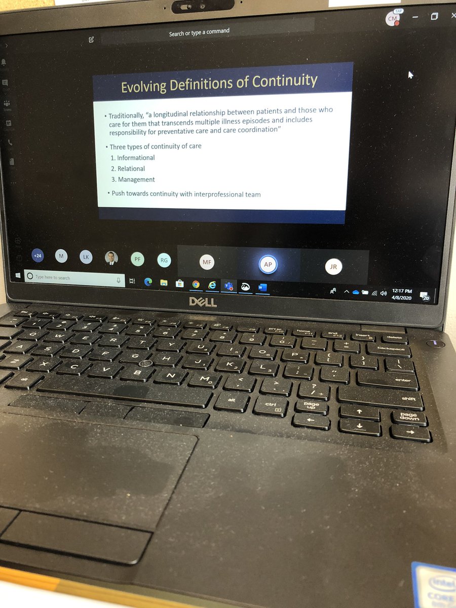 MedEdPGH's tweet photo. Dr. Aimee Pickering gives her #SeniorTalk 100% virtually! Glad to be get back in the game with distance education. https://t.co/aA7rFgJWs2