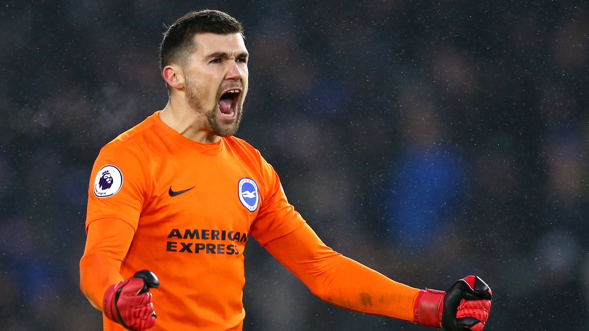  Maty Ryan 19/20 p90 averages: (PL goalkeeper ranking)- 4.17xGBuildup (2nd)- 68.5% passes short (5th)- 52% long pass accuracy (3rd)- 7.9% crosses stopped (8th)- 4.7xG prevented (8th)- 70.1% save rate (10th)- 68% 1v1 success rate (1st)( @UnderstatXG/ @fbref) #BHAFC