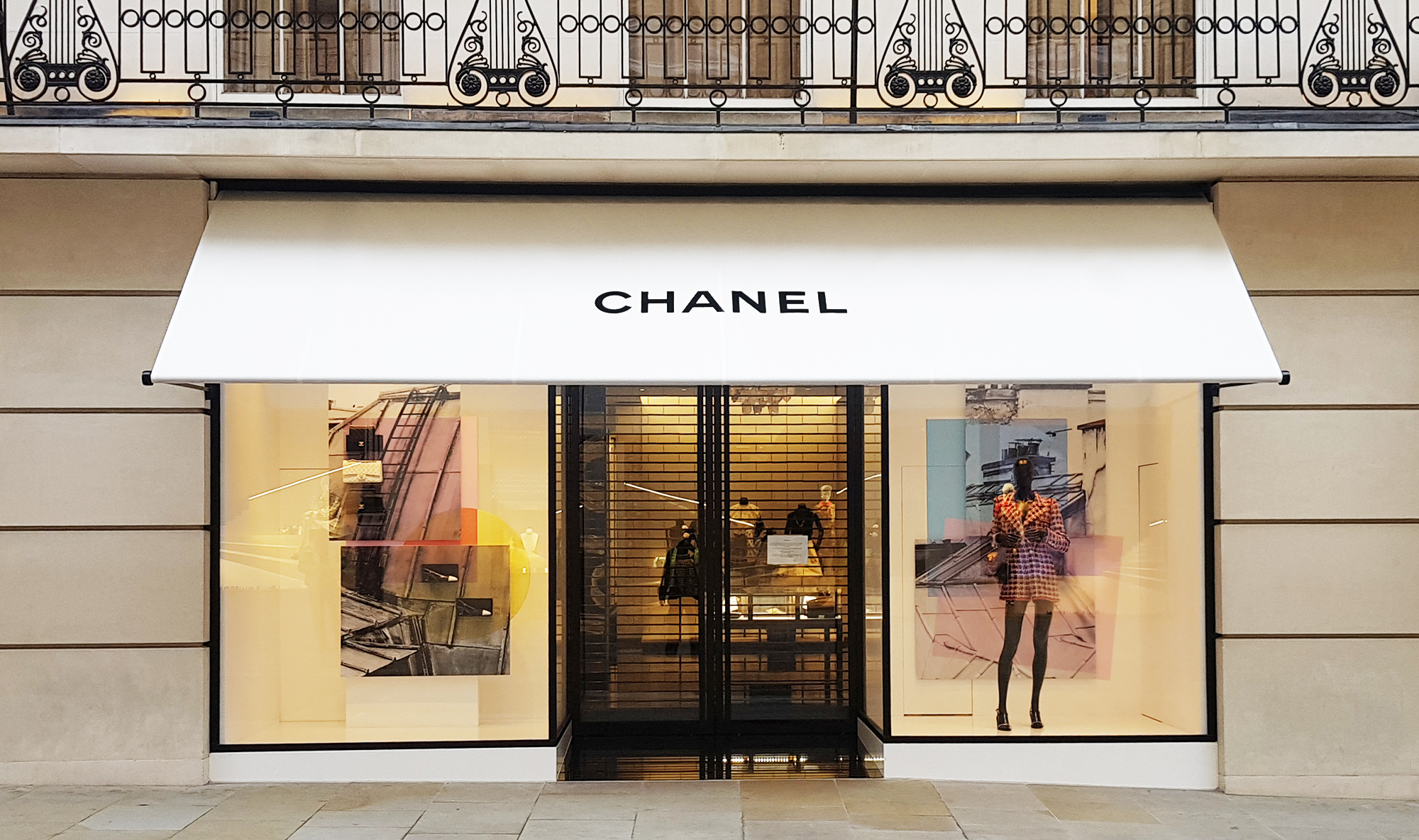 Chanel Flagship Store Windows on Bond Street London Photos