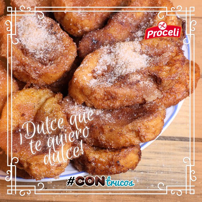 Proceli_Europe's tweet photo. ¡Buenas y dulces tardes!
Aprovecha estos días los restos de #pan Tradicional 🍞 para hacer unas #torrijas de #SemanaSanta. https://t.co/xJAWH91TfV
#yomequedoencasa pero #CONoptimismo https://t.co/1QhLNjiaVj