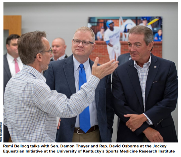 BloodHorse's tweet photo. #BHDaily Spotlight: KY Budget Includes Cash for Testing Lab, Safety Steward

"We need to take the lead on being vigilant and preventative going forward." - Sen. Damon Thayer

Read more in Wednesday's Daily: https://t.co/RUQE0IzKOl https://t.co/7uFVx2oGVv