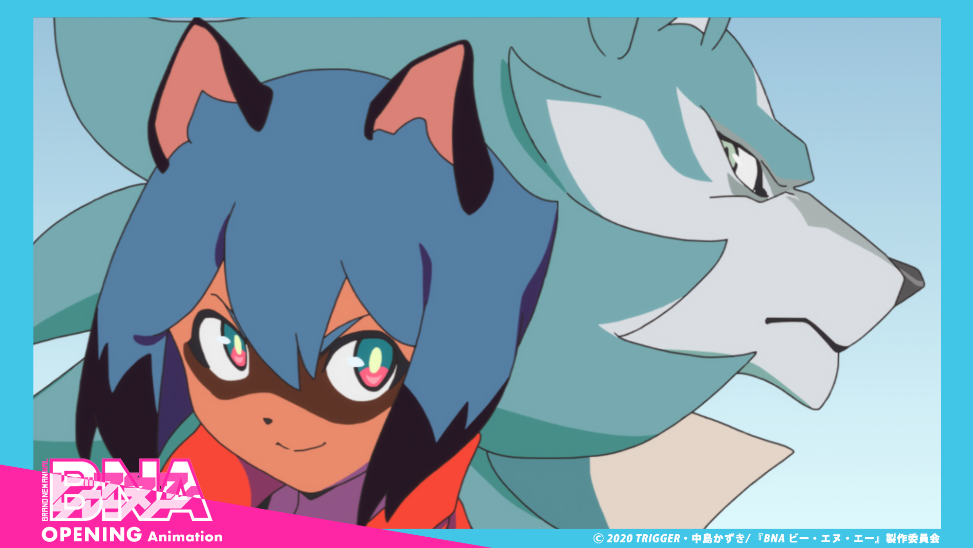 Twitter 上的 Trigger Inc Bna ビー エヌ エー Opアニメの制作スタッフをご紹介 絵コンテ 吉成曜 演出 古川晟 演出助手 中野広大 作画監督 竹田直樹さん 2dワークス 越阪部ワタルさん 他 多勢のスタッフの皆様のご協力により疾走感があるカッコいい映像に