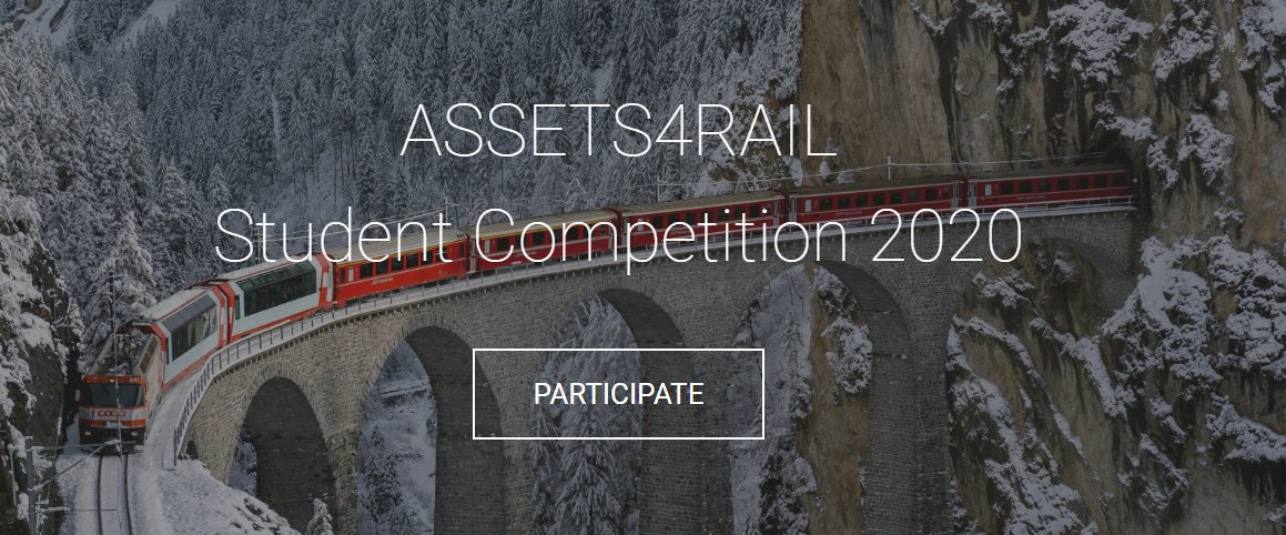 EURail_JU's tweet photo. 📢Master and PhD students, this call is for you!!⬇️

If you're working on innovative ideas to bring 🇪🇺 #rail forward apply for the #ASSETS4RAIL Student Competition 2020🏆

🗓️ Deadline 30 April
➕Info. https://t.co/ioNeinhKzb 

#EUresearch 
@EUErasmusPlus
@EuropeanYouthEU https://t.co/4TfU5rag9I