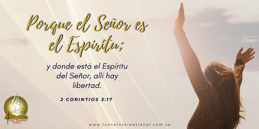 interfunva's tweet photo. Now the Lord is that Spirit: and where the Spirit of the Lord is, there is liberty. 2 Corinthians 3:17
#08Abr #Miercoles #Corintios #Versiculo #Libertad #SoyDeCristo #EspirituSanto #HolySpirit #Funva #VidaAbundante #AbundantLife #SabanaGrande #Caracas #Venezuela https://t.co/3CSxG1PSOh