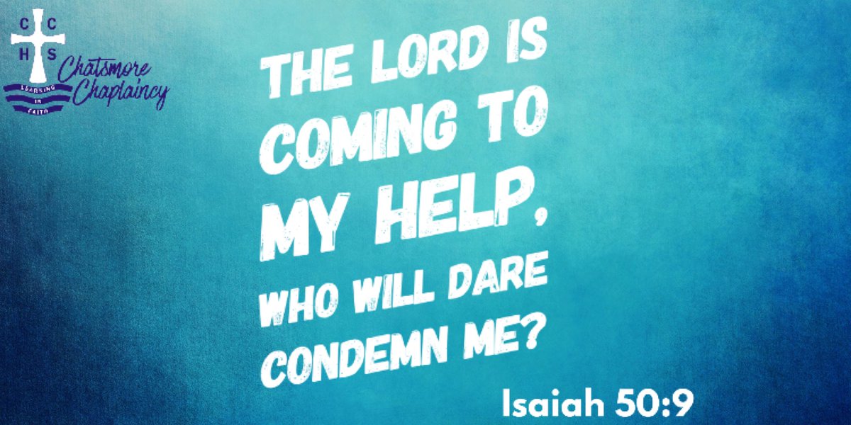 RomerosChaplain's tweet image. Today is traditionally known as Spy Wednesday, the day Judas agrees to betray Jesus. Even in the most dire and unjust situations, God works a greater good. God does not lose control and will work the greatest good from this betrayal.
#GodIsGood #PrayWithChatsmore
@ChatsmoreCHS
