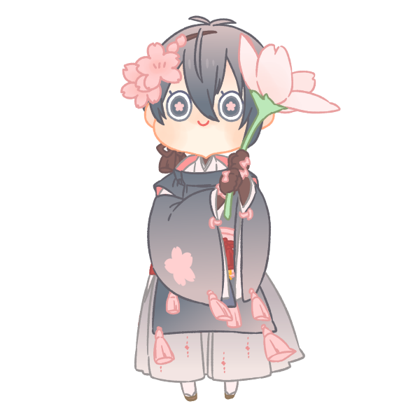 三日月宗近(刀剣乱舞) 「計画のために描き直したさくら近ちゃん 」|式のイラスト