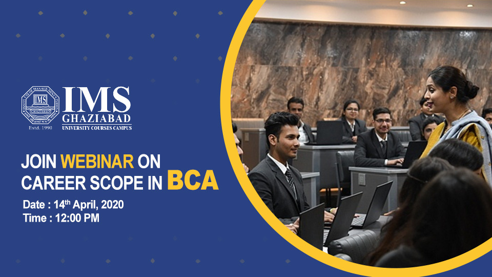 imsuc_campus's tweet image. Join Webinar on Career Scope in BCA(Bachelor of Computer Applications).

Get Opportunity to Interact with our Course Experts, Career Experts, Alumni, Existing Students, and Faculty.
.
.
.
#Careerwebinar #BCA #BachelorofComputerApplications #careerscope #IMS #IMSGhaziabad