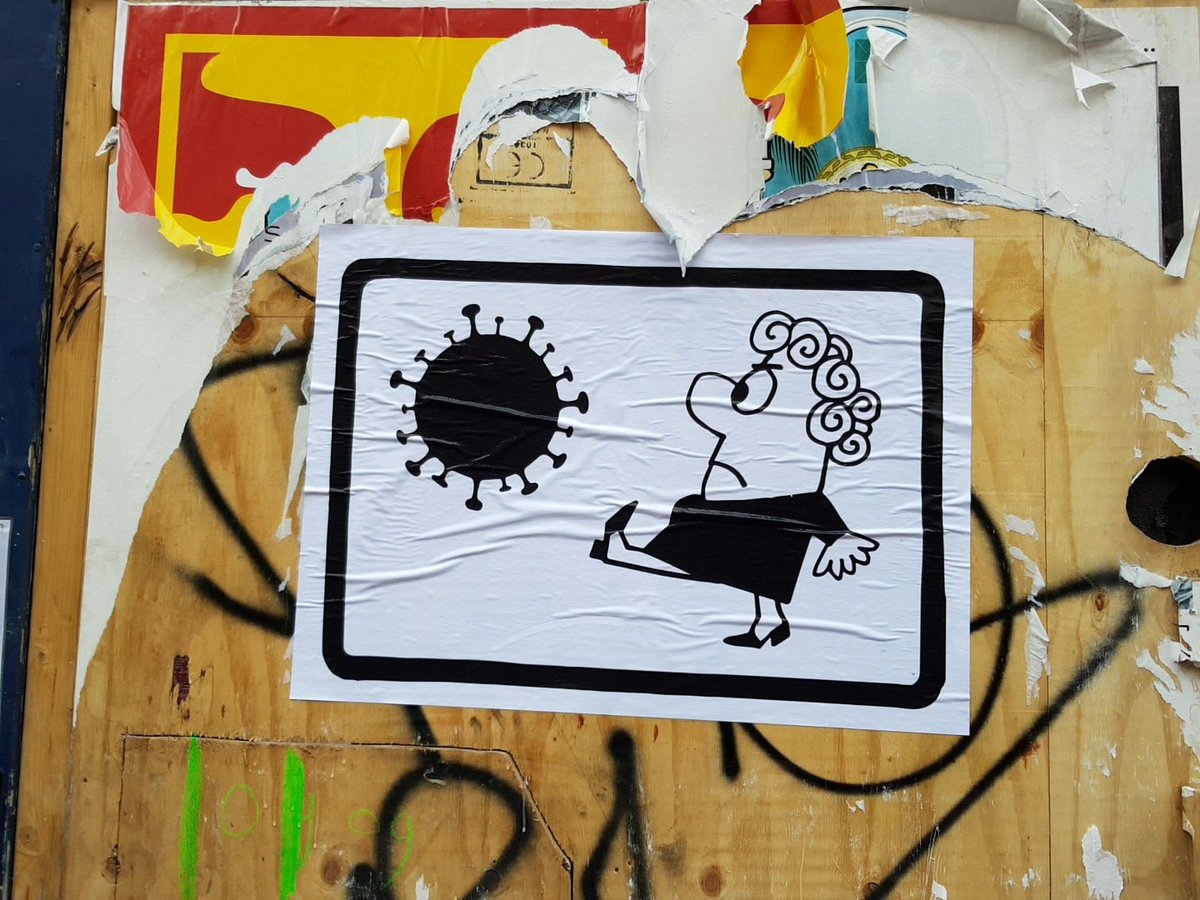 pablonot's tweet photo. Zij is terug, deze keer schopt ze tegen het #Coronavirus #COVID19 #coronavirusNederland #Amsterdam #RobWout https://t.co/pSGV39NQnr