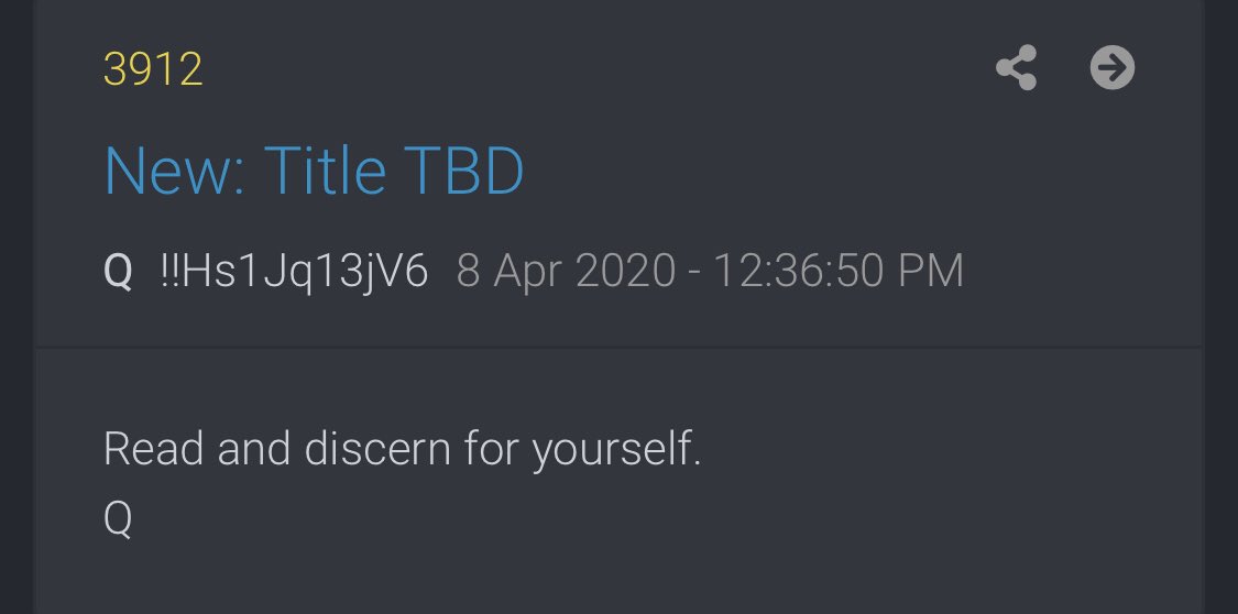 3912New: Q8 Apr 2020 - 12:36:50 PMRead and discern for yourself.Q
