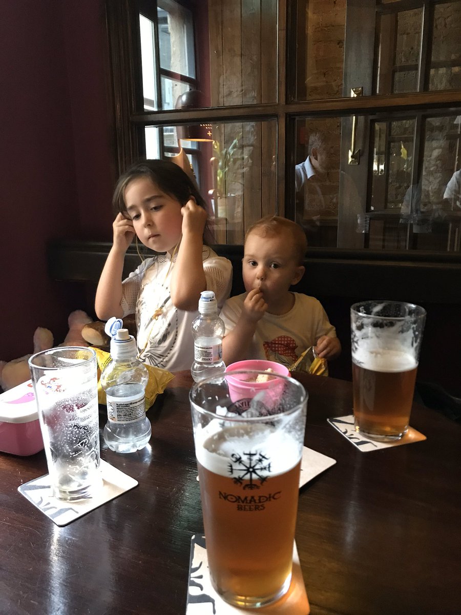 As stressful as it can be I miss trips to the pub with the kids