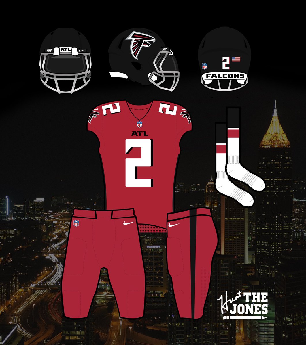 Finally, where it all went wrong.The Red Jersey.KILL THE GRADIENT. It’s amateur. Doesn’t matter how you talk it up or if it’s “rising from the ashes.” It looks bad.Red is a good alternate done right, & goes with more than just black pants this way. Call all red Color Rush.