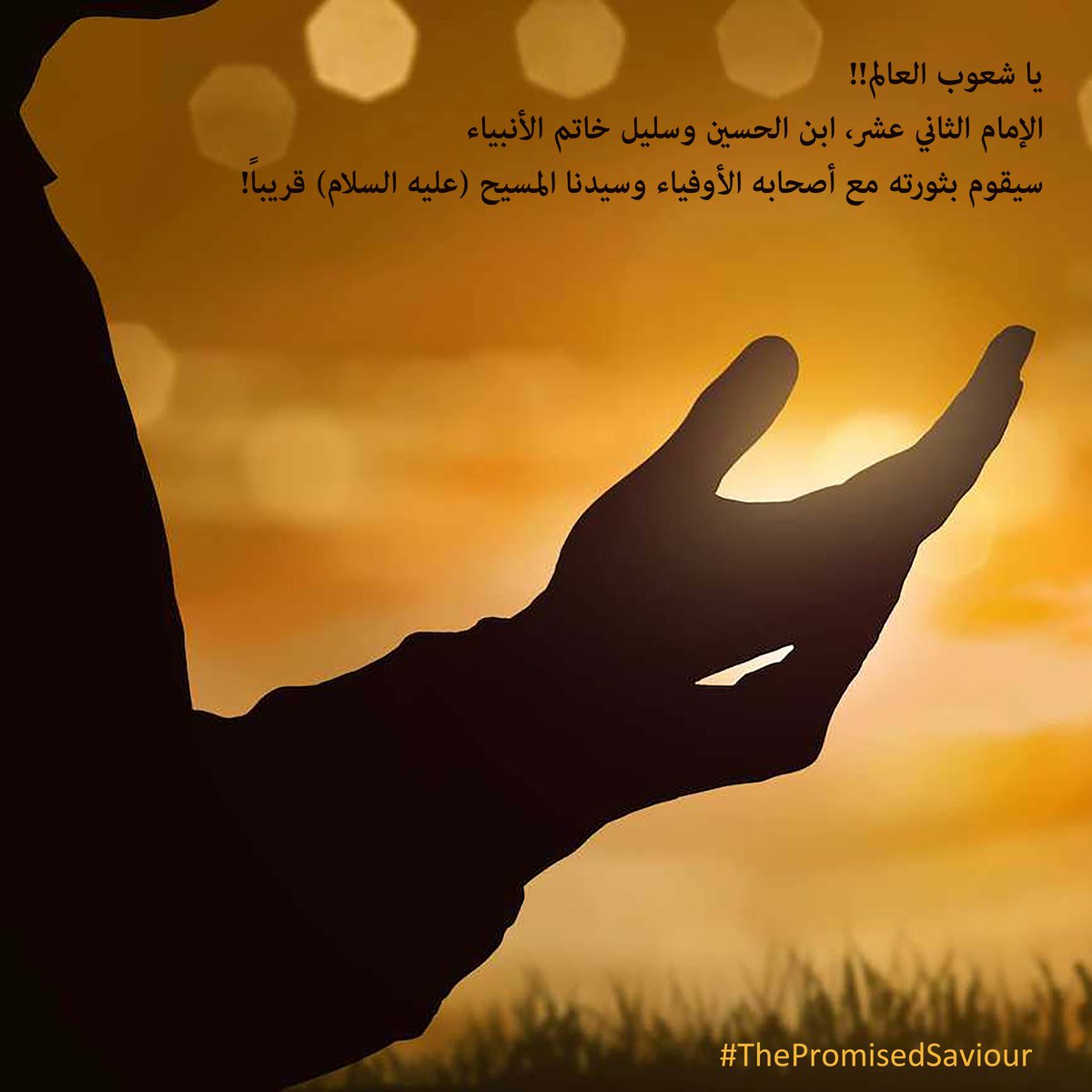 leopard_sin's tweet photo. يا شعوب العالم!! الإمام الثاني عشر، ابن الحسين وسليل خاتم الأنبياء، سيقوم بثورته مع أصحابه ��لأوفياء وسيدنا المسيح (عليه السلام) قريباً! يجب أن تدعوا فقط! #ThePromisedSaviour https://t.co/LRNzfIwOTo
