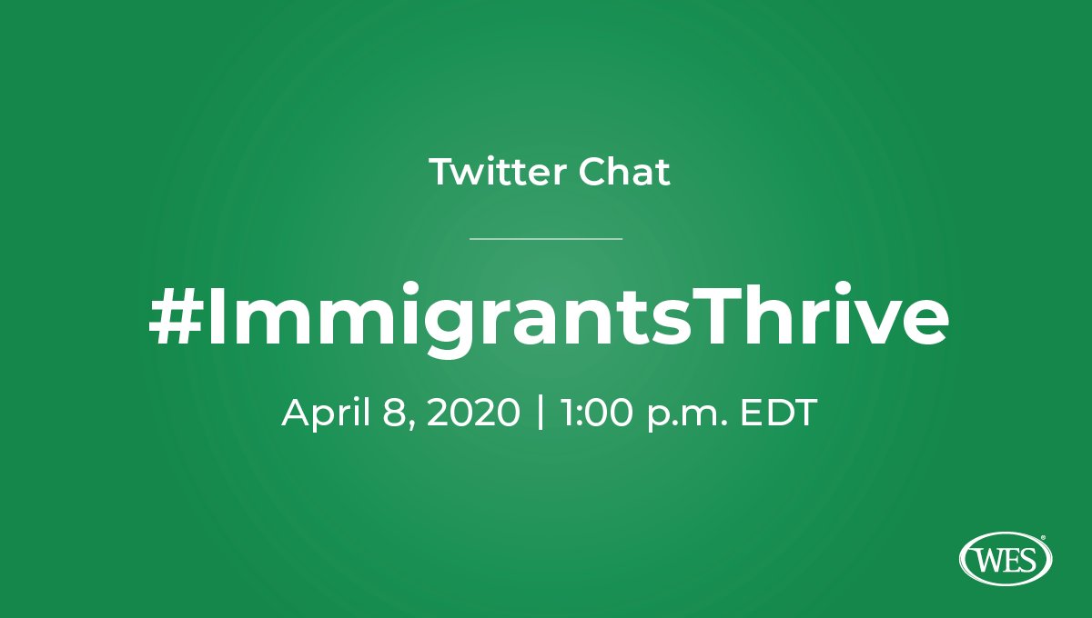 Welcome to today’s  #ImmigrantsThrive Twitter chat! Join us to discuss how  #COVID19 is impacting immigrant & refugee workers and how organizations & solutions can support them in the face of economic disruption & challenges. We’ll kick off questions in a few moments.