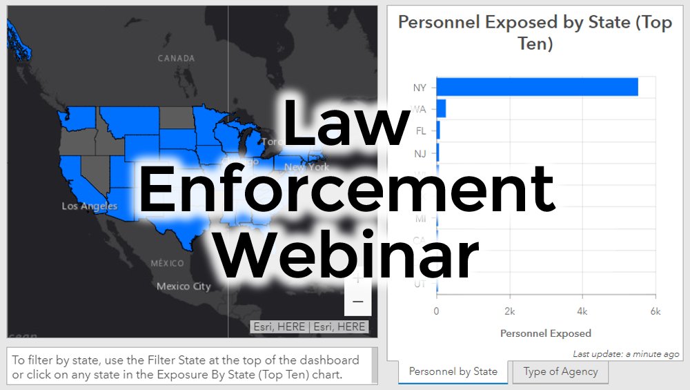 napsgfoundation's tweet photo. Join our NAPSG team, Esri &amp; the National Police Foundation on Thursday, April 9, 12:00 pm ET as we discuss a real-time COVID-19 situational tool for law enforcement reporting &amp; tracking of COVID-19's impact on first responders. Register at https://t.co/b7adt6Nvgo. Hosted by Esri. https://t.co/busZTt8l4P