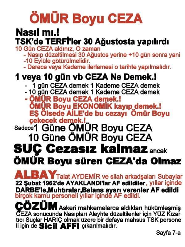KOMANDOASTSUBA1's tweet photo. #ASKERinGönlüKırık 
✔ Yüz Kızartıcı SUÇ İŞLEMEYEN TSK'leri Mensuplarıda
✔ SİCİL AFFI bekliyor
✔SUÇ cezasız olmaz ÖMÜR BOYU CEZA da olmaz @RTErdogan @RT_Erdogan @tcbestepe @kilicdarogluk @dbdevletbahceli @meral_aksener @tgmcelebi @T_Karamollaoglu @Dogu_Perincek https://t.co/lw2P9WKiZP