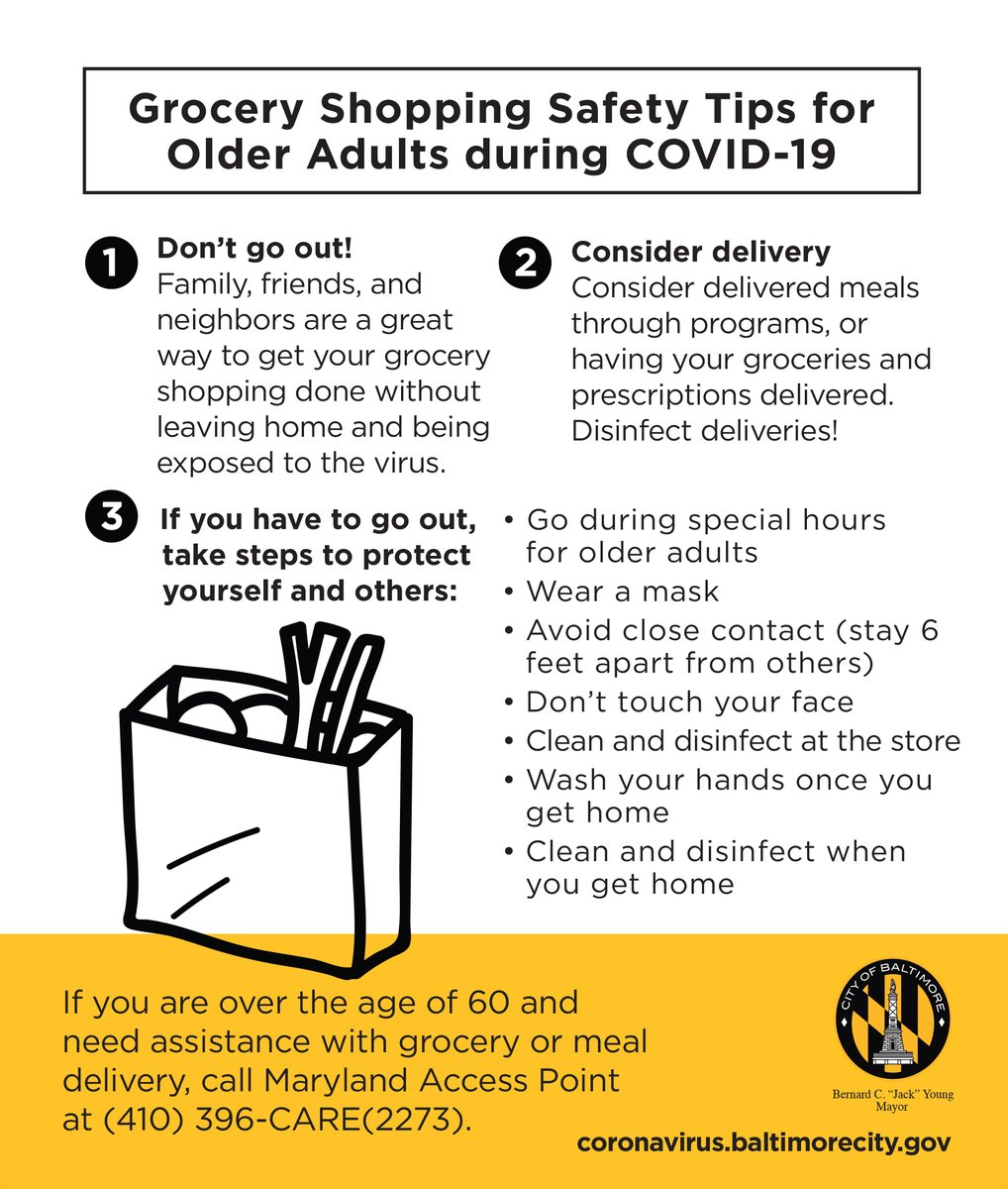 B More City Health Here S Some Shopping Tips For Older Adults 1 Don T Go Out 2 Consider Delivery 3 If You Must Go Out Protect Yourself Bmorehealthy Coronavirusbalt Covid19 Stayhomeheros T Co Flxzrhaf37 B More City Health Here S Some Shopping Tips For Older Adults 1 Don T Go Out 2 Consider Delivery 3 If You Must Go Out Protect Yourself Bmorehealthy Coronavirusbalt Covid19 Stayhomeheros T Co Flxzrhaf37