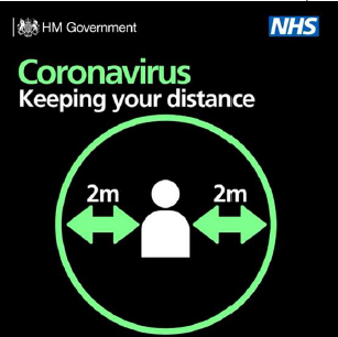 PHU_NHS's tweet photo. You should only leave your home for essentials such as food or medicine, or to exercise.
When you do, it is very important that you #KeepYourDistance from others. 
You need to be at least 2 metres (about three steps) apart from other people. https://t.co/MHEd3bMyMw