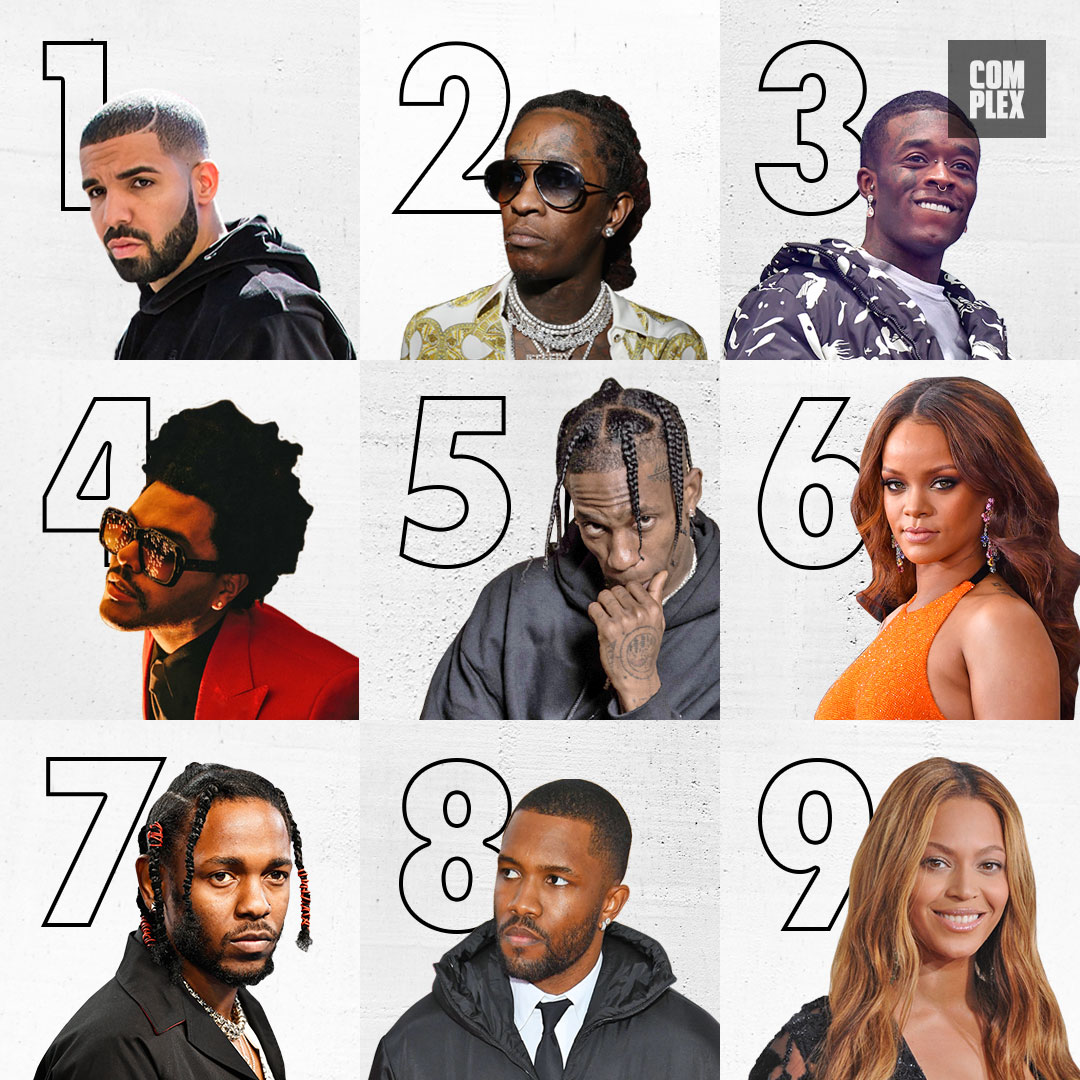 ComplexMusic's tweet image. you can only listen to three of them to get through quarantine... 

which are they? 🤔