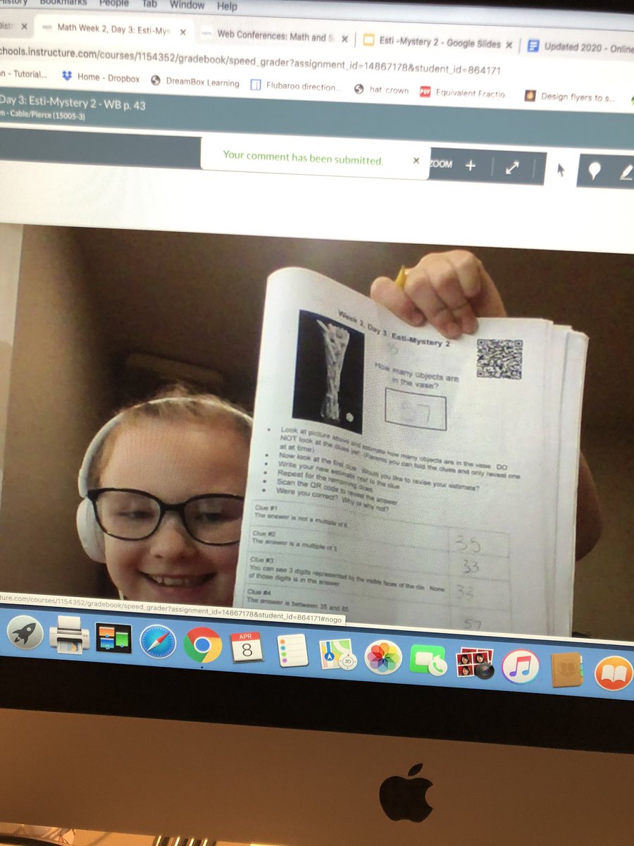 Gotta love it when a student gets the answer after you have conferences with them on multiple days. On this assignment, she soared on her own!  Look at that smile!  #climateandculture #curriculum <a href="/officialSPS/">Springfield Public Schools</a> <a href="/DrKarynChristy/">Karyn Christy</a> <a href="/WilsonsCreekInt/">Wilson's Creek</a> <a href="/MsCastillosMath/">Catherine Castillo</a>