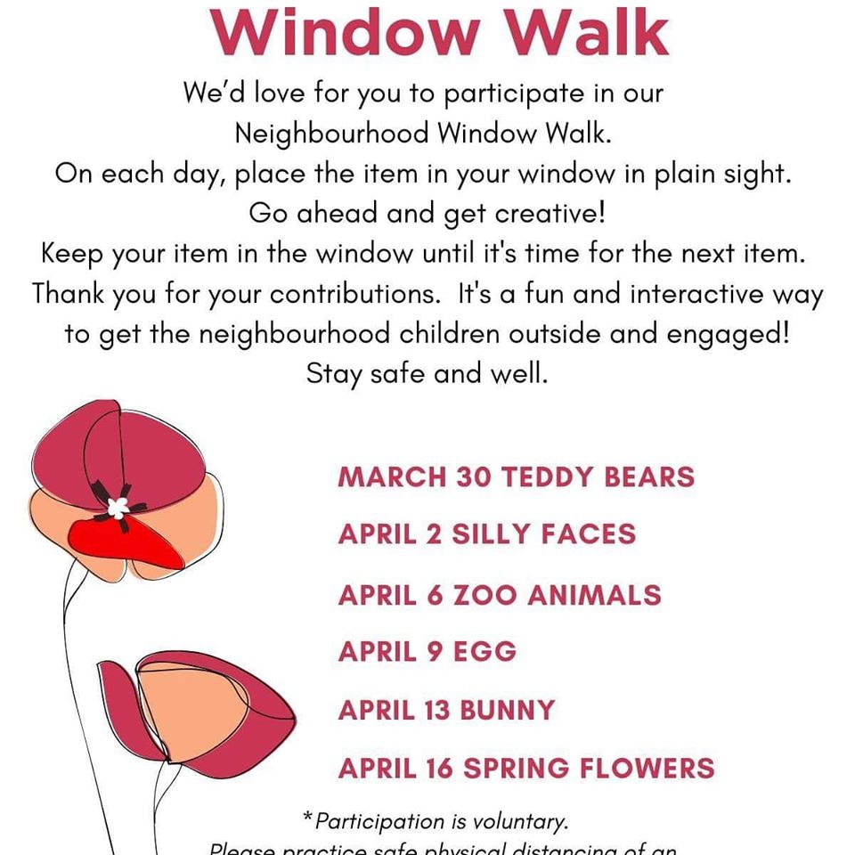 TGCACalgary's tweet photo. Anyone put up zoo animals? 🐰🌷 Easter Eggs are tomorrow! The weather will be nice for a walk in the neighbourhood, take some pics &amp; reply on our page. Please enjoy walks with safe distancing. #yyc #windowwalk #TGCA 
Easter Egg colouring pages:
https://t.co/TZLaQ57zLb https://t.co/rEcTkIvcVU