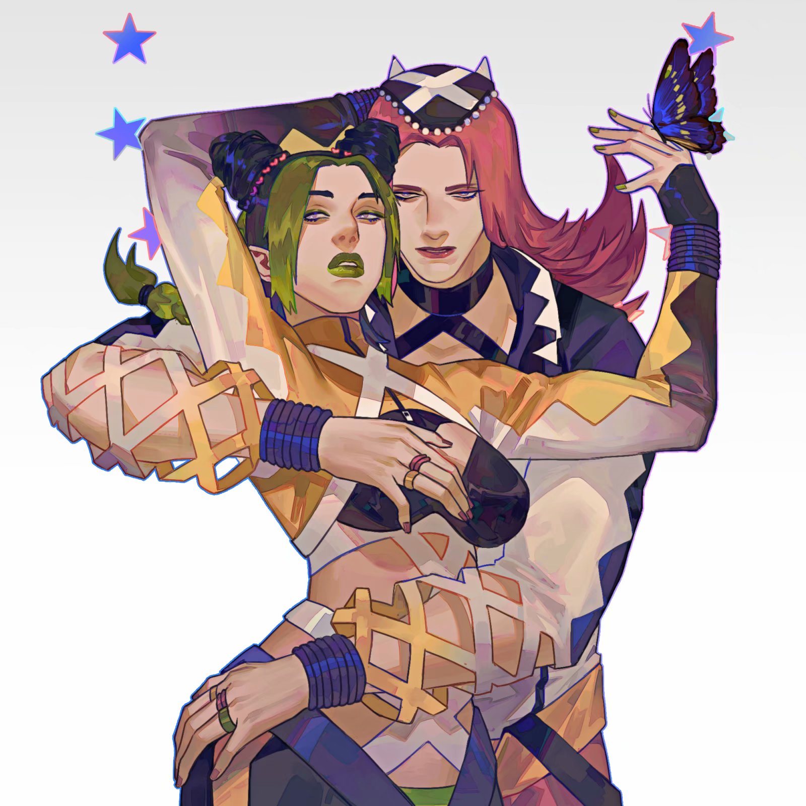 Jolyne and Anasui