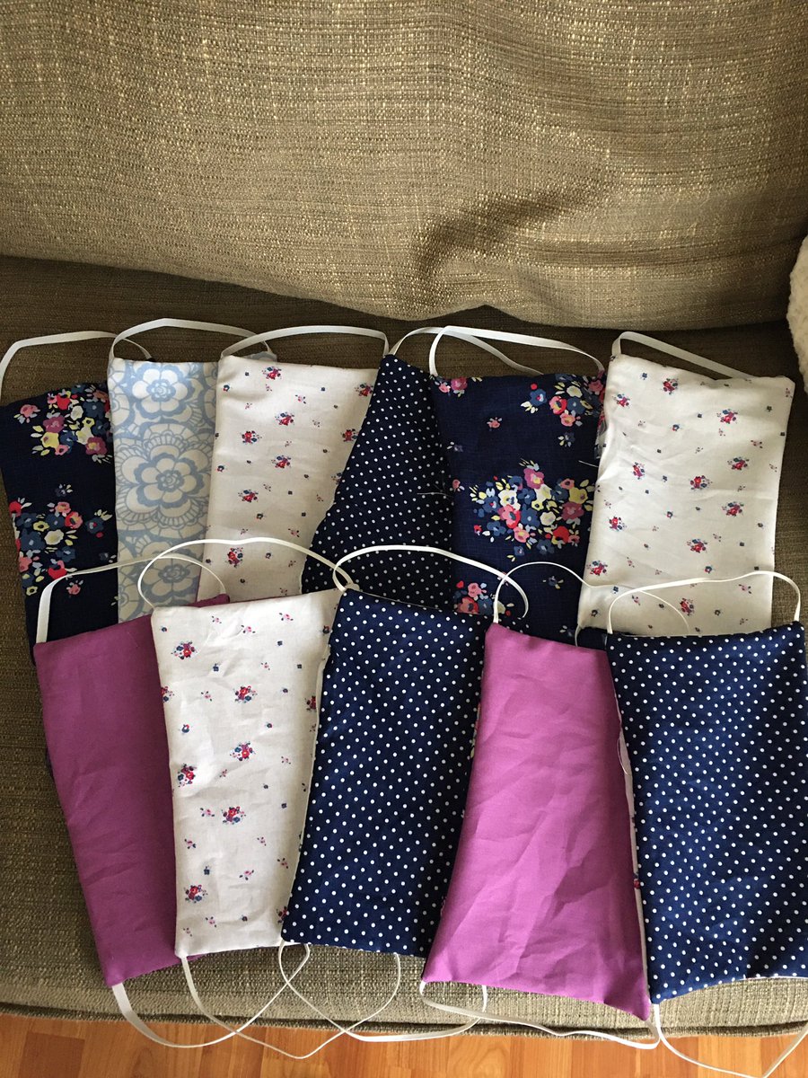 meganhughes2009's tweet photo. Sewing fabric masks for my family and for my local hospital.  Trying to do my part by collaborating with my local hospital makes me feel proud inside.  Everyone can help out in some way! @StoneHillMiddle @StoneHillFACS @SHMSPBIS https://t.co/B8oXzp3lzb