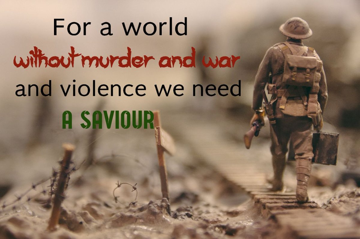 Maryaam2020's tweet photo. For a world without murder and war and violence we need a saviour

#ThePromisedSaviour https://t.co/bDYlCJcE1q