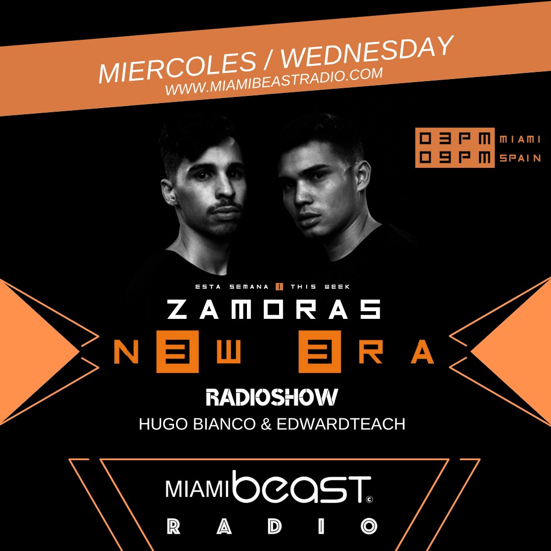 Tune in to #NewEra #Radio today 3PM EST (Miami) | 9PM CET (Madrid) featuring music by ZAMORAS from #Venezuela 🇻🇪 👉 miamibeastradio.com