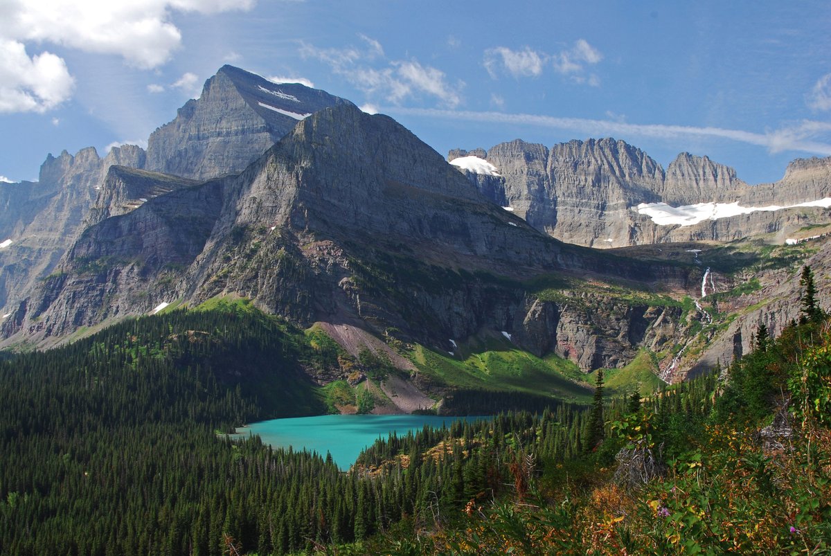 Grinnell Glacier is in the heart of Glacier and is named for George Bird Grinnell, an early American conservationist and explorer, who was also a strong advocate of ensuring the creation of Glacier National Park. #XanterraTravel | #GlacierLodges | #OneWeekofIcons | #Day3