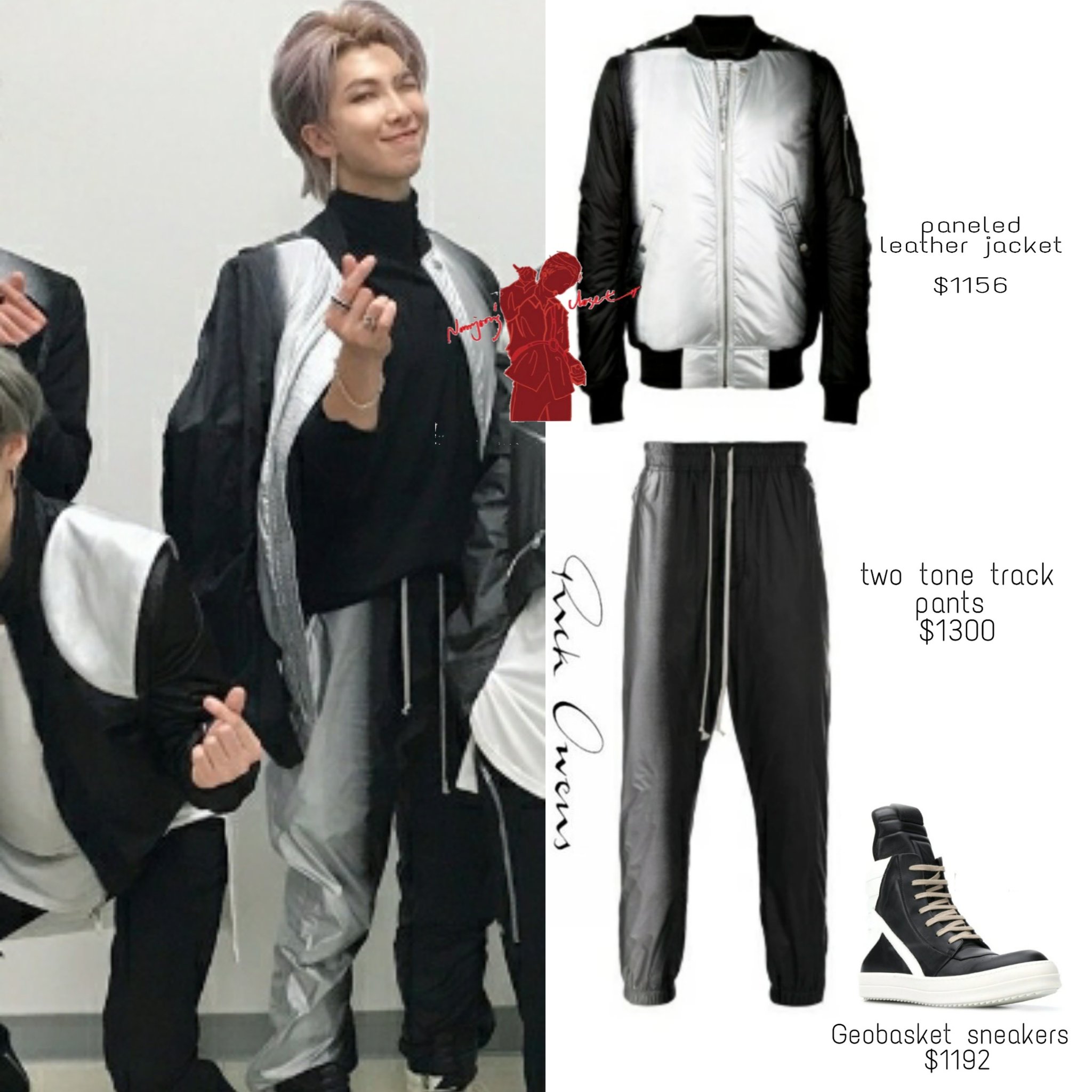 BTS'CLOSET on X: #Billboard Namjoon is wearing #BottegaVeneta spring  summer 2018 Price $2,900.00 #rm #namjoon #bts #namjoonscloset   / X