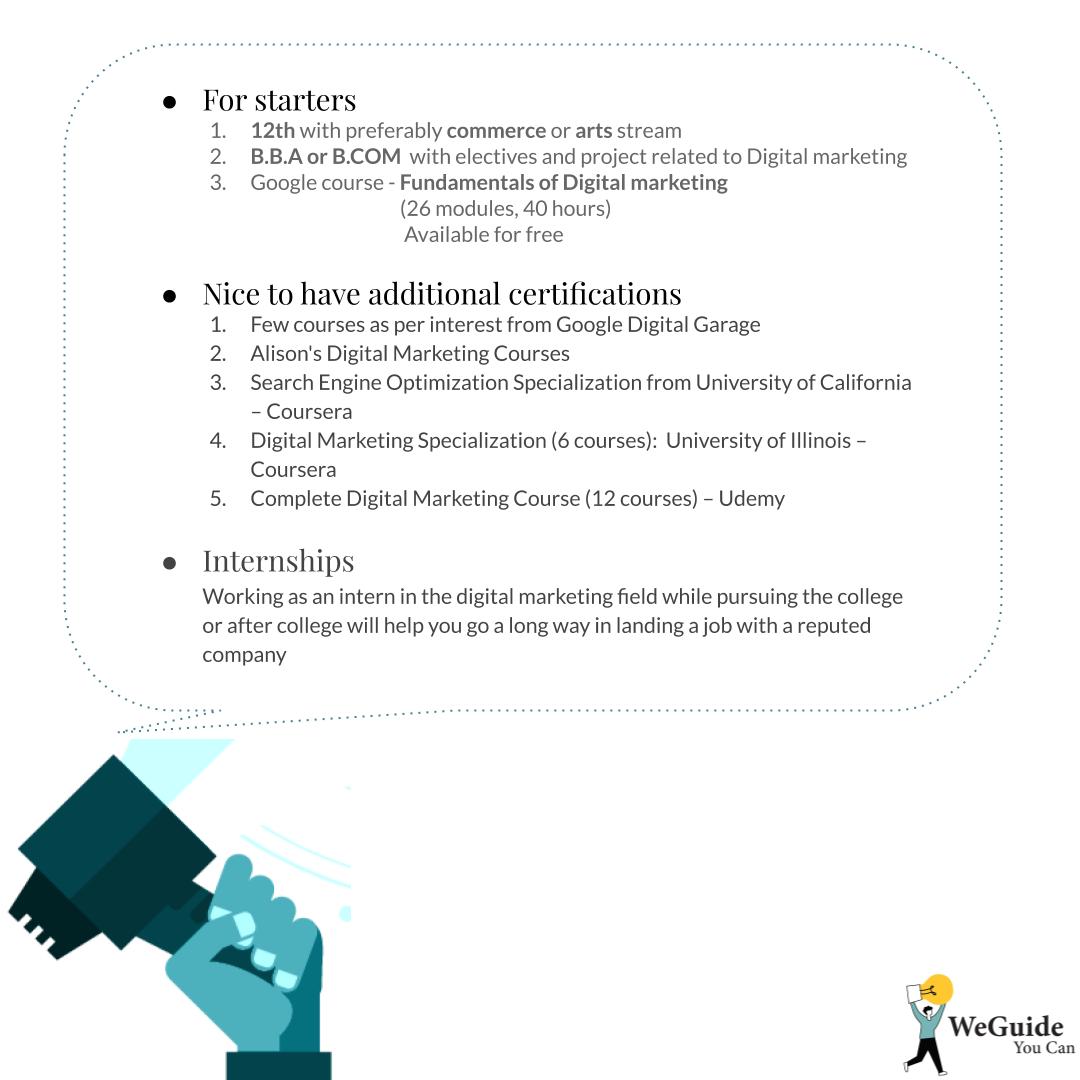 WeGuide6's tweet photo. Here we are representing the first post of our #RoadMap series: 

"Roadmap for the position of Digital Marketing Manager"

#weguide #educationreform #Digitalmarketing #digitalmarketingtips #digitalmarketer #digitalmarketinglife #educationalservices #education #educationforall https://t.co/XOLL0K6vdN