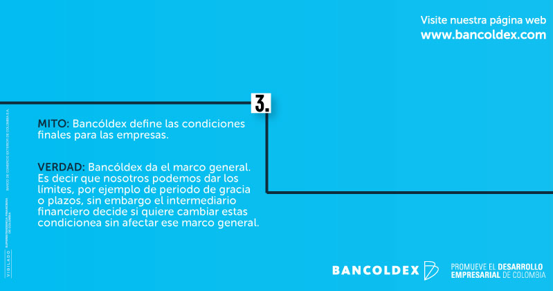 Bancoldex's tweet photo. ¿Qué sí y que no es Bancóldex? 🧐

Somos el banco de desarrollo empresarial de Colombia, esto quiere decir que nuestros recursos son canalizados a los empresarios a través de los intermediarios financieros. 🏦➡️💰➡️🧑‍💼👨‍💼 https://t.co/07YRJfPEYl
