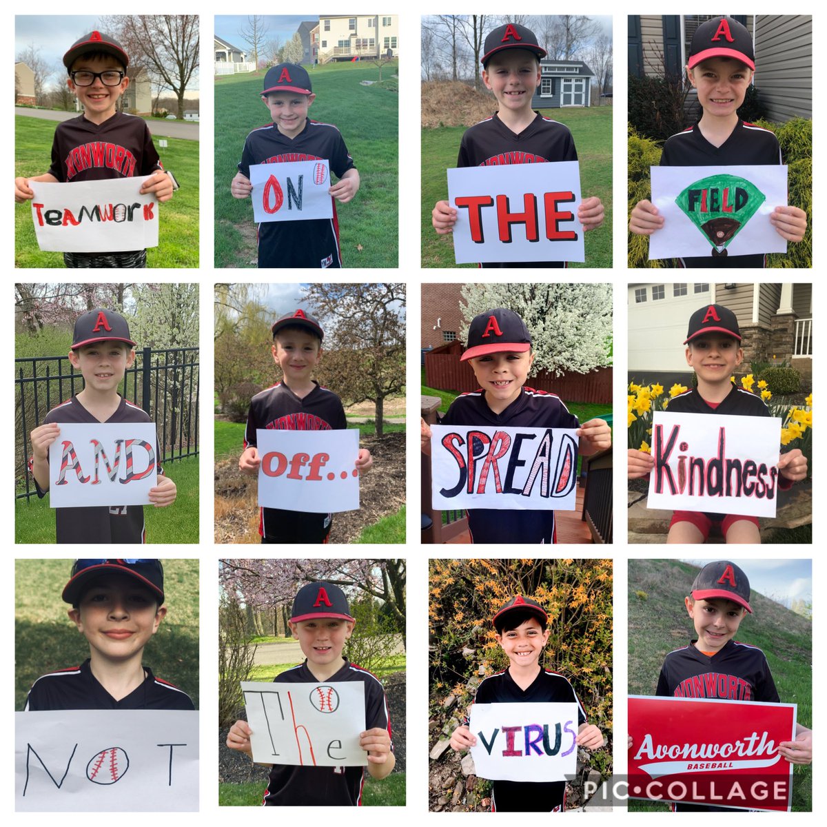 KristyGraff's tweet photo. Please see this special message from Avonworth 8u baseball! 💙⚾️ https://t.co/qbVCavjsKW