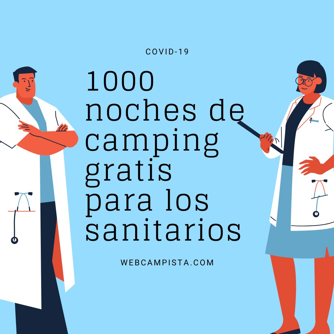 "1000 noches de camping gratis para los sanitarios."

¡¡Desde Webcampista queremos daros muchos ánimos!!
Más información en noticias webcampista o en el siguiente enlace:
webcampista.com/foro/threads/1…