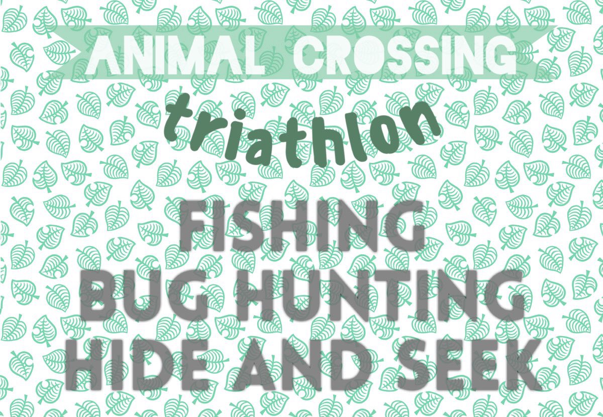 thatnerdviolet's tweet photo. Our Animal Crossing Triathlon is taking place tonight at 9pm EST! Fishing, bug hunting, &amp; hide &amp; seek with other amazing creators. It’s gonna be a wild time. See ya there! 

🍃 https://t.co/Zol090iPlQ 🍃 https://t.co/I7YB3JTQTH