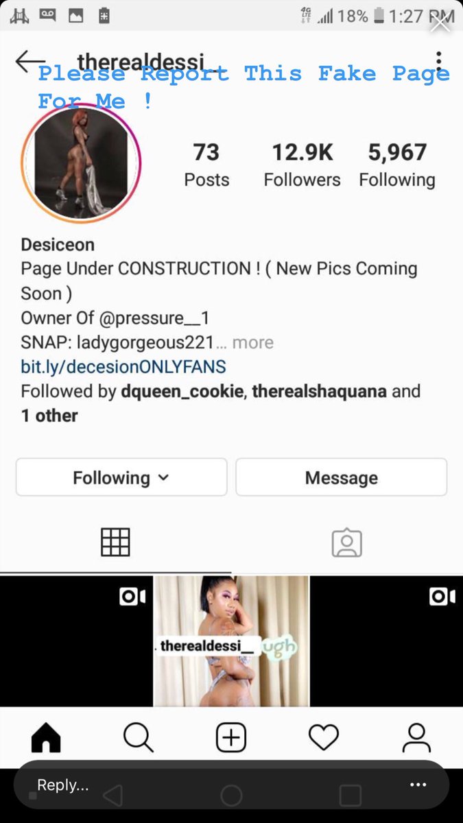 _ladygorgeous_'s tweet photo. Please Report This Fake Page ! https://t.co/0LtVMMZ1OR
