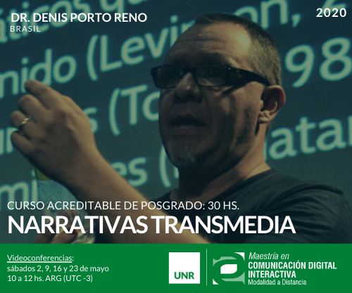 cdiunr's tweet photo. 👩💻👨💻 Narrativas #Transmedia | #Curso acreditable de #posgrado
Docente: Dr. @denisreno
Tutor: Lic. @PatoIrisarri
➕ Info e inscripción 👉 https://t.co/Kb8BE0mqmi
📧 Consultas: cursos.mcdiunr@gmail.com
100% #virtual | Inicio: 27 de abril de 2020
#MCDIvirtual @UNRoficial https://t.co/EW15UCUcjS