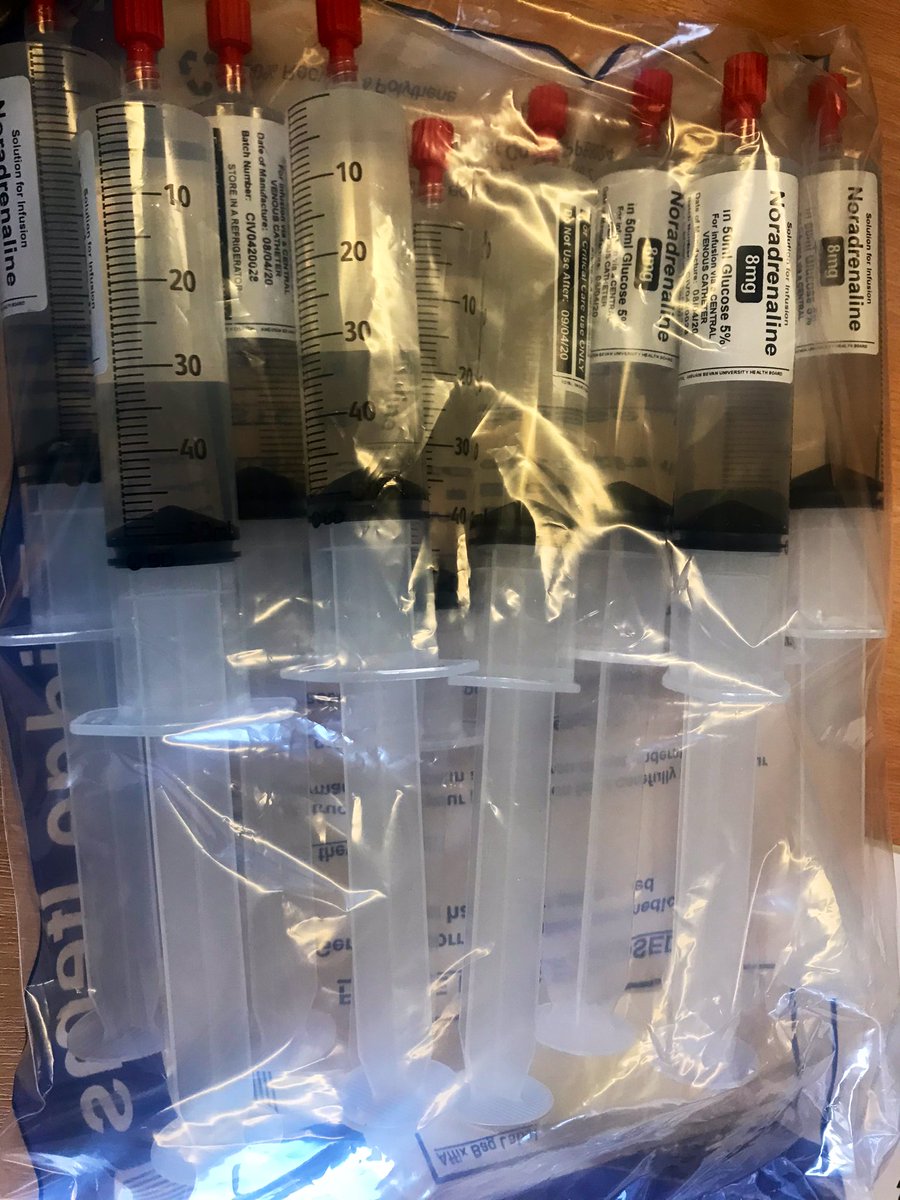 Super proud of our Pharmacy team in Aseptics, QC and ITU working together to make the first batch of noradrenaline syringes for use in ITU, hopefully allowing our nursing colleagues to spend more time with their critically ill patients  @ABUHB_Rx  @AneurinBevanUHB  @JudithPagetCEO