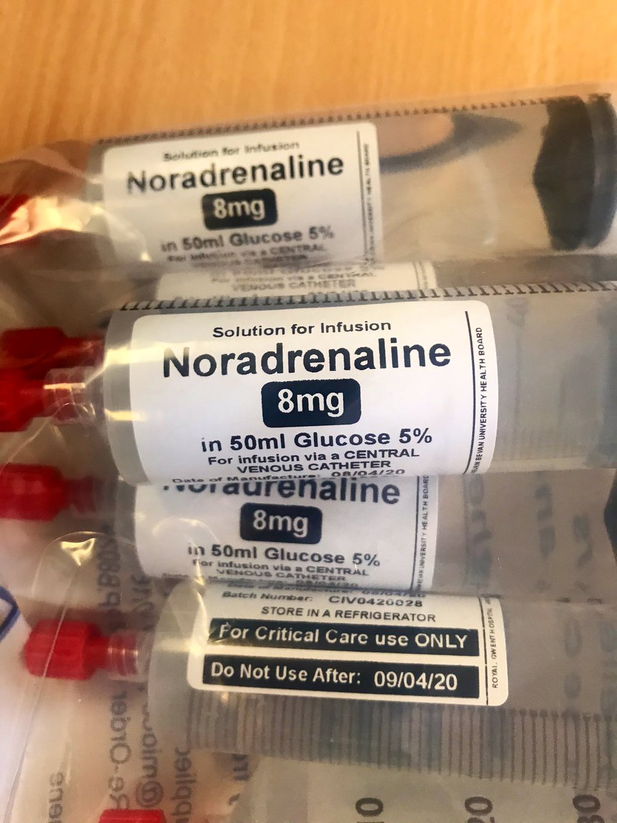 Super proud of our Pharmacy team in Aseptics, QC and ITU working together to make the first batch of noradrenaline syringes for use in ITU, hopefully allowing our nursing colleagues to spend more time with their critically ill patients  @ABUHB_Rx  @AneurinBevanUHB  @JudithPagetCEO