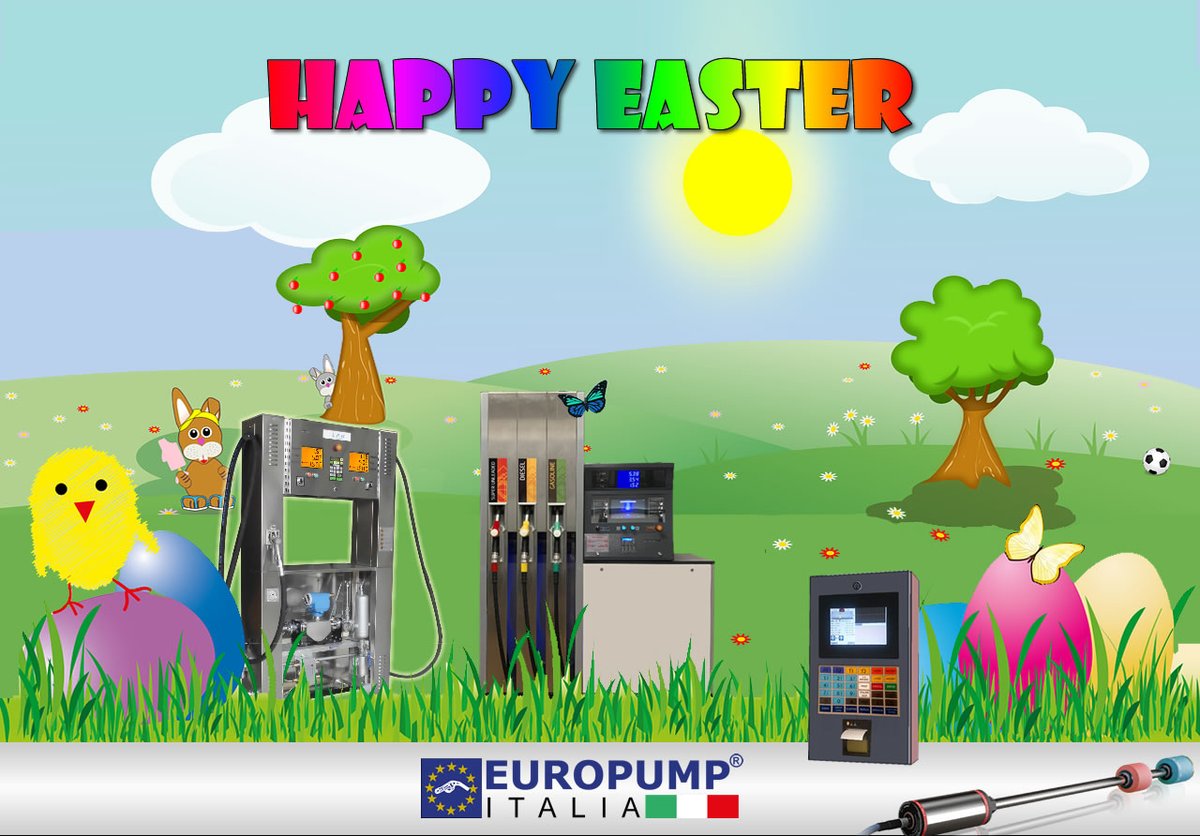europump's tweet photo. Have a Happy Easter! #Easter #lpg #fuelDispenser #LPGdispenser #ForecourtAutomation #atg #tanklevelgauge #massflowmeter https://t.co/B1XUdBUV8V