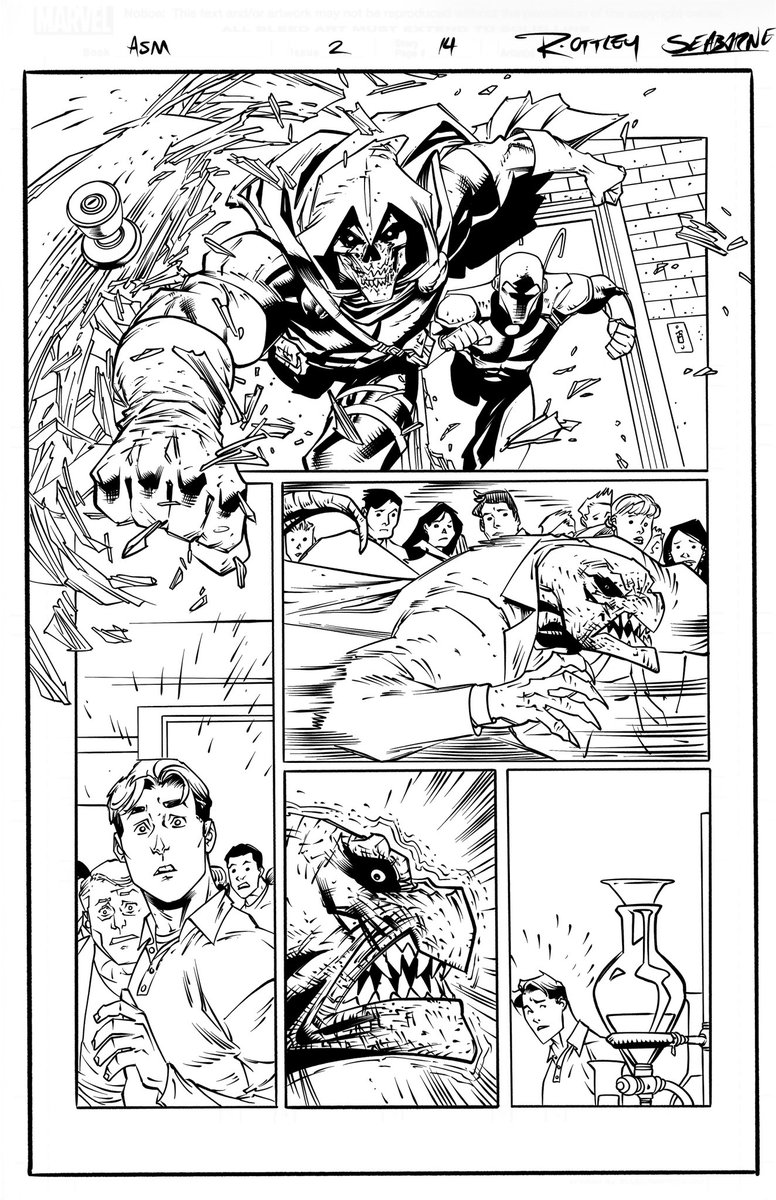 Needed to dust myself off after a bad off day yesterday so I put some inks over the amazing <a href="/RyanOttley/">RYAN OTTLEY</a> pencils for my portfolio. 

<a href="/rickeypurdin/">Rickey Purdin</a> 
<a href="/EmilyNewcomen/">Emily Newcomen Chierchio</a> 
<a href="/CBCebulski/">C.B. Cebulski</a>