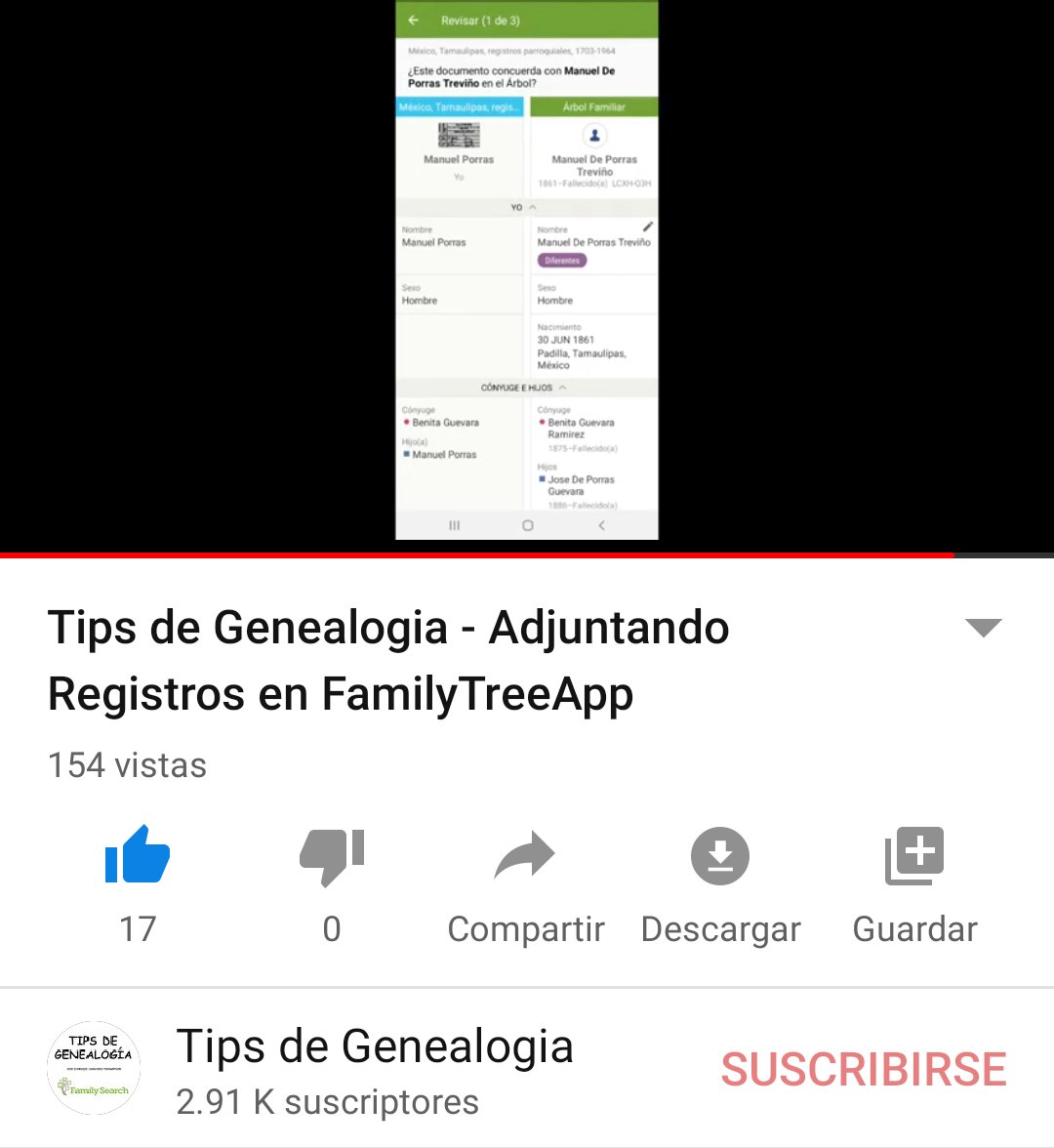 TipsdGenealogia's tweet photo. Nuevo video de #TipsDeGenealogia
Adjuntando registros desde FamilyTreeApp
Véanlo en el siguiente enlace: https://t.co/paJR9XboM9

#Genealogia #Genealogy #HistoriaFamiliar #Familyhistory #Familysearch #FamilyTreeApp https://t.co/csooqKRR8x