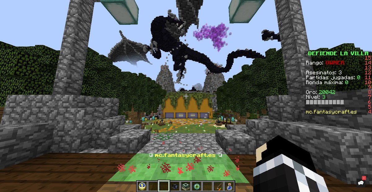 FantasyCraftMS's tweet image. ¡NUEVO MINIJUEGO!

Defiende la Villa ya esta disponible en nuestro servidor 😍

Esperamos que os guste tanto como a nosotros, y esperamos leer cuál ha sido la fase máxima en la que quedáis.

Web de estadísticas: fantasycraft.es/estadisticas/d…

IP: MC.FANTASYCRAFT.ES [No-Premium]