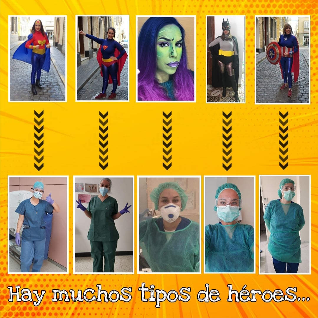 Quién nos lo iba a decir hace apenas un mes... 🤗😅
#coronavirus #pandemia #quedateencasa #frenemoslacurva #amigas #superheroes #instaphoto