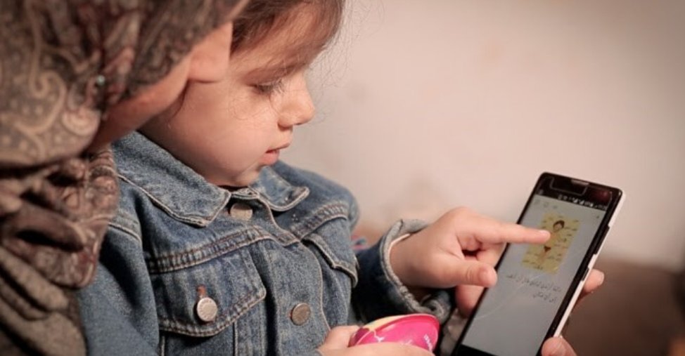 Microsoft's tweet photo. As COVID-19 has left 1.5+ billion children out-of-school, #DistanceLearning is the best chance these children have right now. With the help of Microsoft Azure, @worldreaders can provide crucial reading support to the world’s most vulnerable children. https://t.co/kDm9ebMAvN