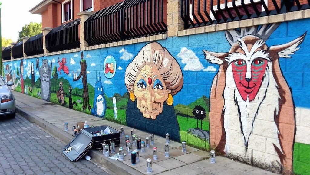 On Twitter Studio Ghibli Wall Art